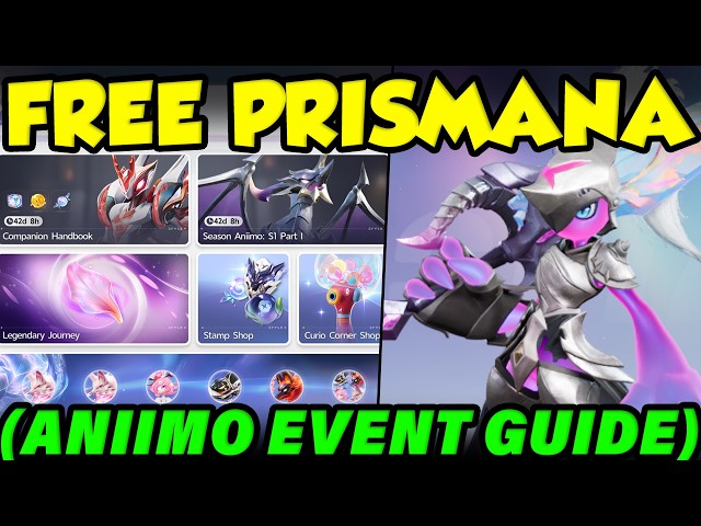 ANIIMO EVENT GUIDE! Free Prismana Aniimo / Sparkling Cube / Amazing Rewards!