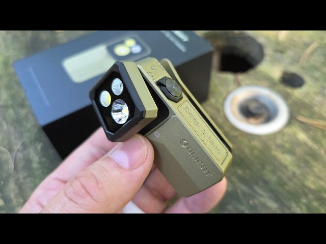 NEW Design Olight Clip 2 spot, flood, and red light