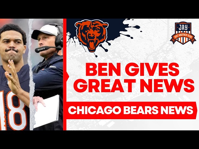 GREAT Chicago Bears News Around Caleb Williams OFFICIAL Injury Update from Ben Johnson | VERY Lucky
