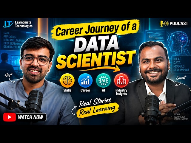 Data Scientist Career Journey | Skills, Jobs, AI & Future Opportunities