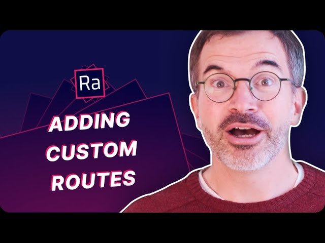 The CustomRoutes component in react-admin