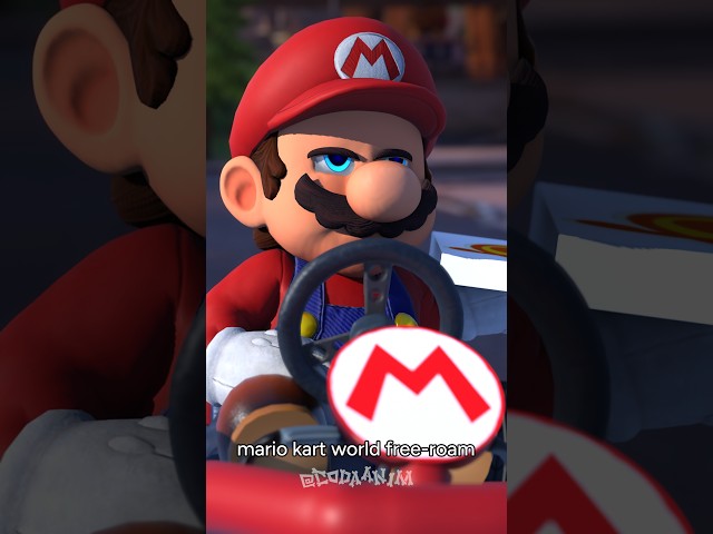 BLOCKIN' THE STREET ( Mario Kart World Gaming Animation )