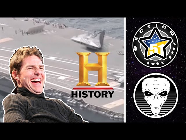 SECTION 51 Talks about History Channel using his CGI TR3B (LIVE)
