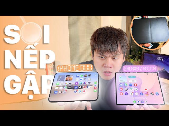 Galaxy Z Fold 8 crease comparison YouTube