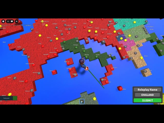 Painting The World Map AS THE UK..