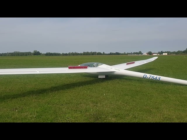 2023-08-22 12:10: Akaflieg Darmstadt D-43 take-off EDOV for Zachering
