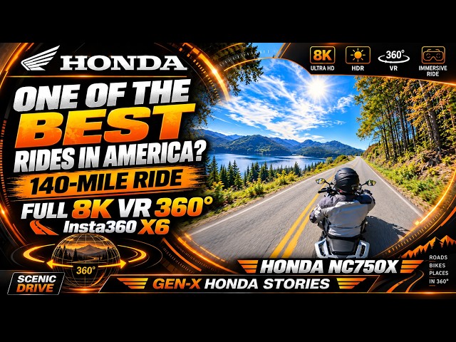 Is This One of the Best Motorcycle Rides in America  8K 360° VR – Insta360 X6