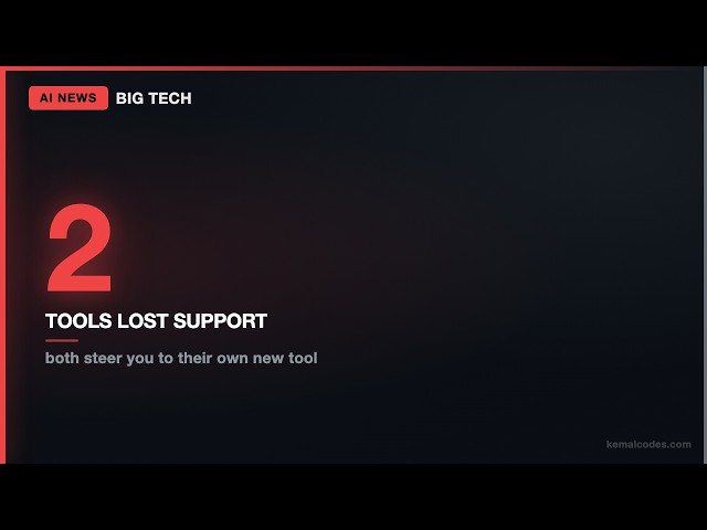 2 AI Coding Tools Just Lost Support