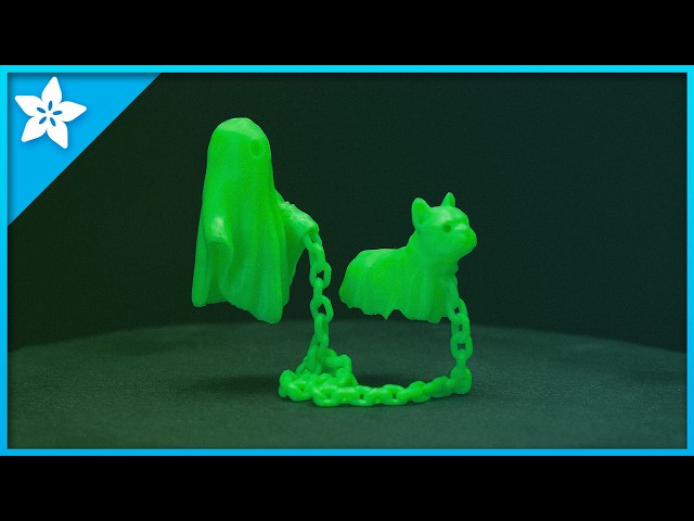 Floating Ghost Dog #3dprinting #timelapse #adafruit