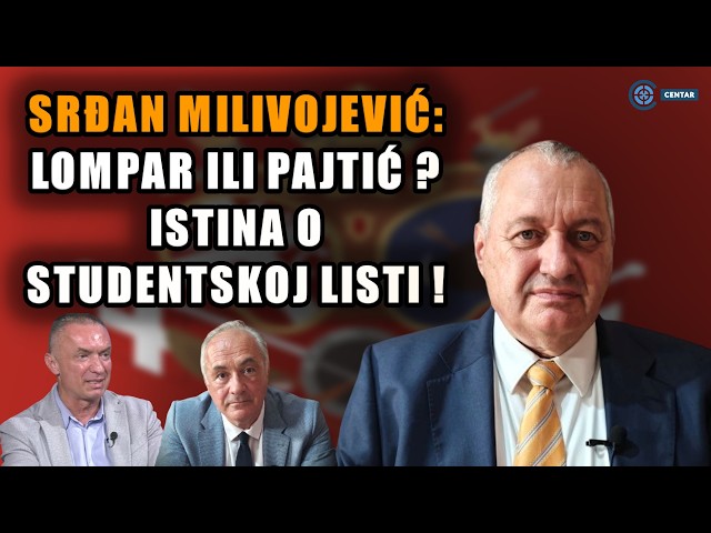 Srđan Milivojević iskreno: Da li je Bojan Pajtić izbacio dr Lompara sa studenske liste i ko vodi DS