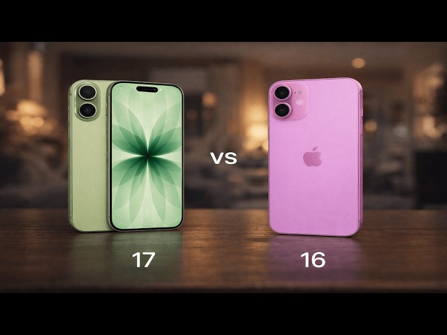 iPhone 16 vs iPhone 17 – Real Design & Camera Comparison!