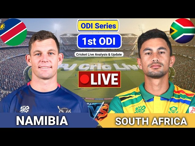Namibia Vs South Africa 1st ODI Match | Live Score Analysis & Discussion | NAM vs SA ODI Cricket