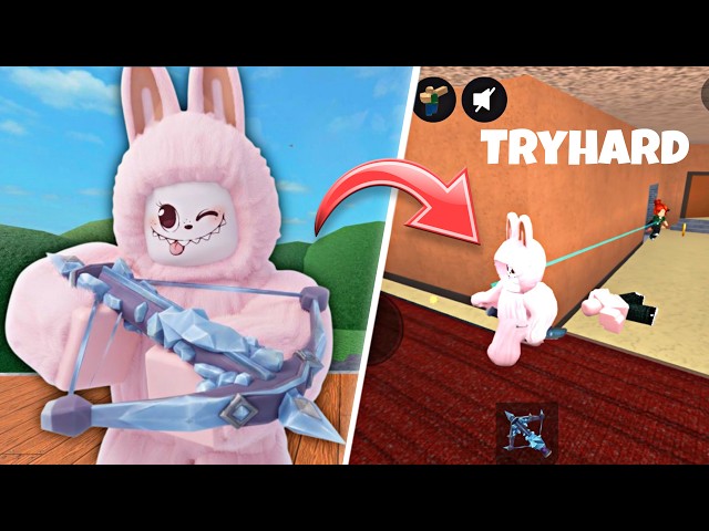 MM2 Mobile montage as TRYHARD LABUBU💗✨ (Beating campers) !!