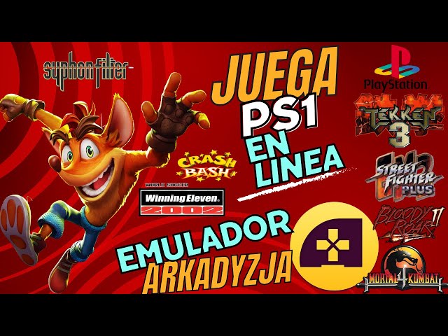 Arkadyzja Emulator plays PS1 online!!!
