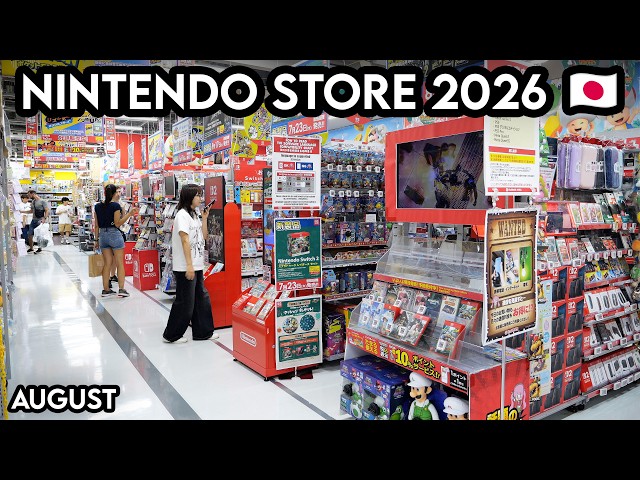 Nintendo Store & Physical Media Retail | Tokyo, Japan (B-Roll Archive | August 2026)