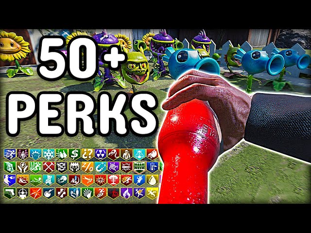Plants vs CoD Zombies with 50+ PERKS! (200K SUB SPECIAL)