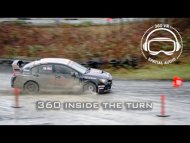 360 VR Spatial Soundscape | Subaru Rally Cars at DirtFish