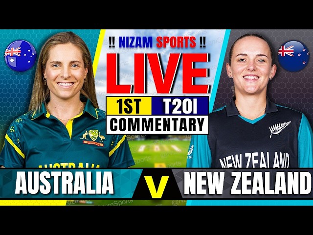 🔴Live: Australia vs New Zealand | 1st T20I | Live Cricket Score & Commentary