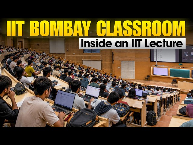 Inside IIT Bombay Lecture Hall🔥 |First Class of this Semester 