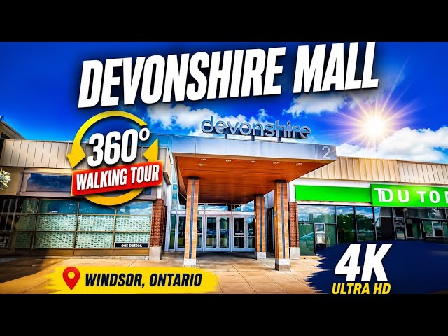 360° Walking Tour in Devonshire Mall | Windsor, Ontario Canada | 4K