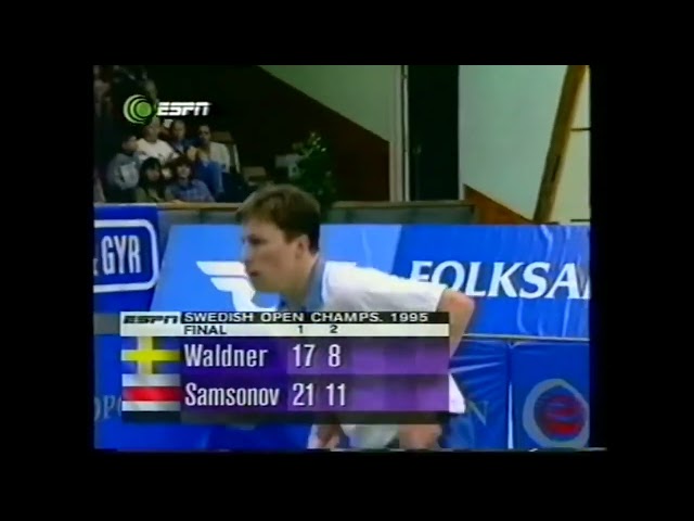 Jan Ove Waldner x Vladimir Samsonov Swedish Open 1995 Final