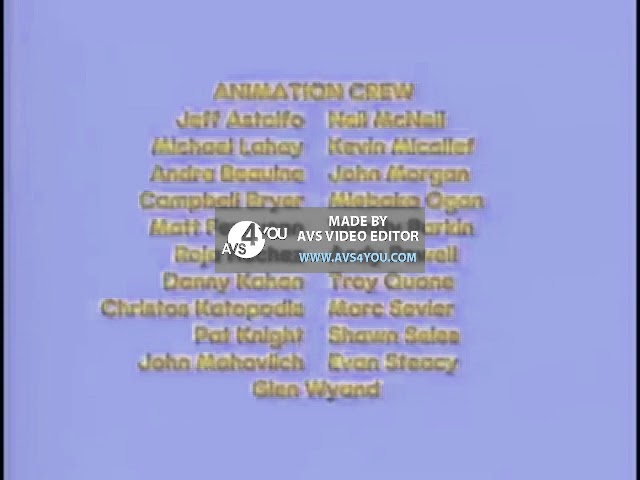 Max and Ruby Ending Credits in Lost Effect