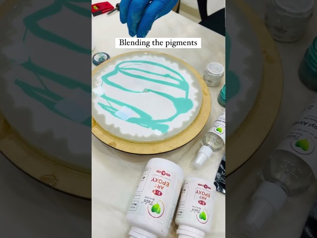How to make resin clock for beginners /Resin clock tutorial /Art epoxy tutorial/ art class#resinart