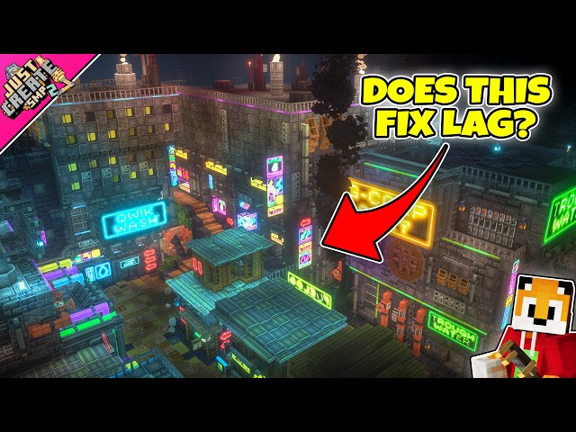 I added a MOD TO FIX LAG in Minecraft Create Mod