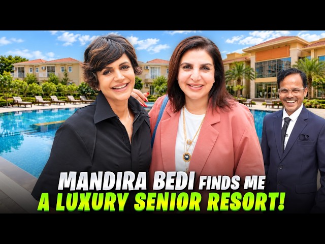 Mandira Bedi Shows Me Luxurious Ashiana Senior Living Resort! Pool, Clubhouse, Villas & Community!