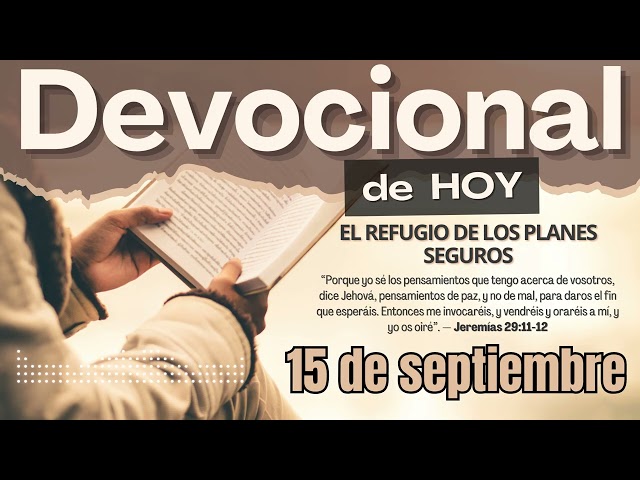 Today's Devotional | September 15, 2026 | Adan Vicente