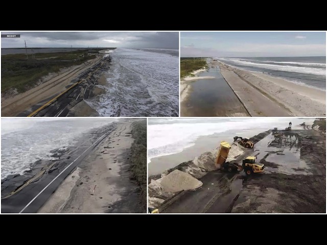 Hatteras Island under state of emergency after loss of NC 12 access