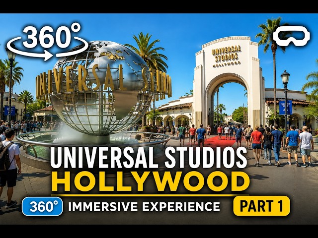 Universal Studios Hollywood in 360° 🎢 | Full Immersive Experience – Part 1
