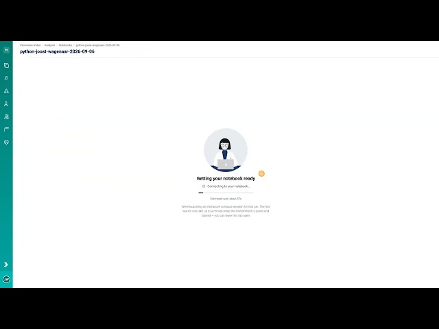 Starting a Python notebook — Pennsieve