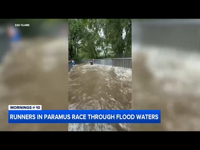 Former 'Bachelorette' contestant Zac Clark caught in flood during half marathon