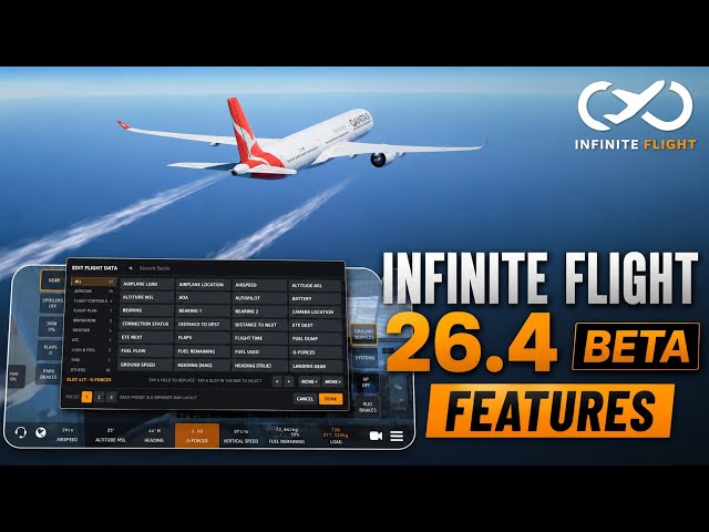 Infinite Flight 26.4 Beta Features – New UI, Contrails & More! 🔥