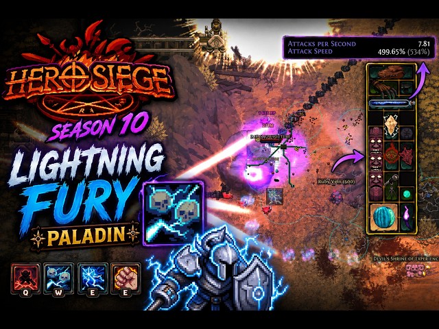 7.81 APS Lightning Fury Pally HL 115 | Inferno Showcase  - Hero Siege S10 Day 11