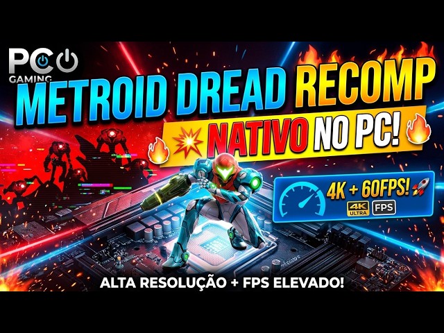 🔥😱 METROID DREAD RECOMP NATIVE ON PC! 🚀🎮 HIGH RESOLUTION + HIGH FPS! 💥 ANOTHER CLASSIC FROM NINTENDO