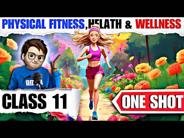 Physical Fitness Wellness and Lifestyle class11 / One Shot🔥 / Animation / Chapter-5 / Cbse 2024-25