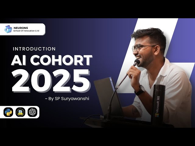 🎥 Neurons AI Bootcamp: Learn Python & AI from Scratch - Lecture 01🚀