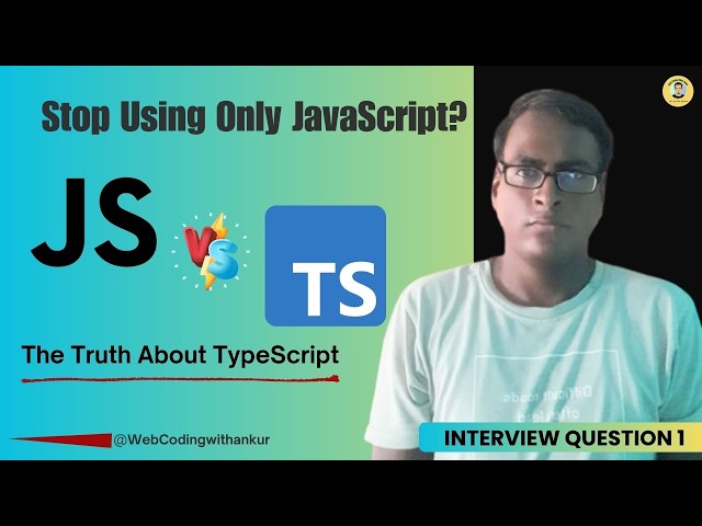 ⚡ What is TypeScript? TypeScript vs JavaScript | TypeScript Interview Questions #1