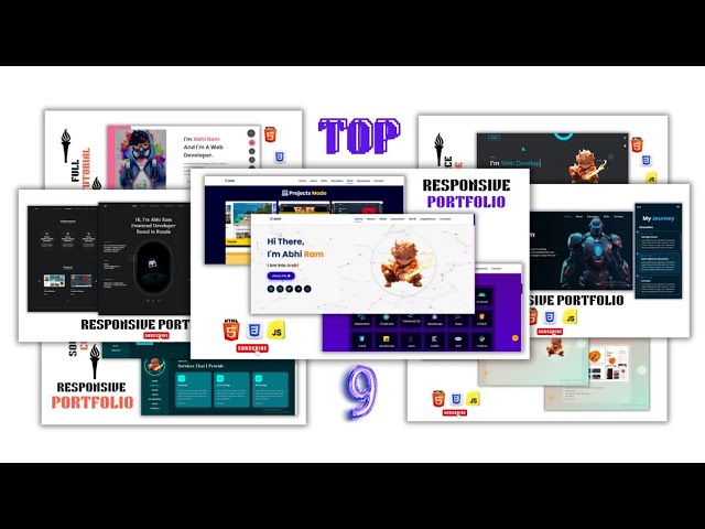 Master Frontend Web Development With 9 Real World Portfolios Using Html CSS JS Beginners to Advanced