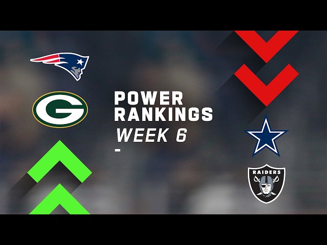NFL Power Rankings Week 6: Packers Rise 11, Cowboys Drop 10 Spots