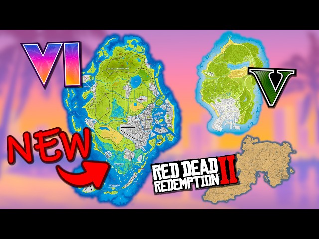 New GTA 6 Map Update and Size Comparison [Yanis's V16]