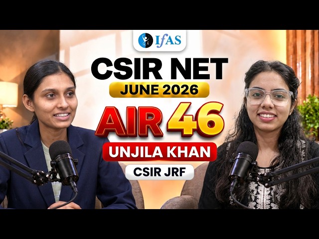 UNJILA KHAN JRF RANK 46