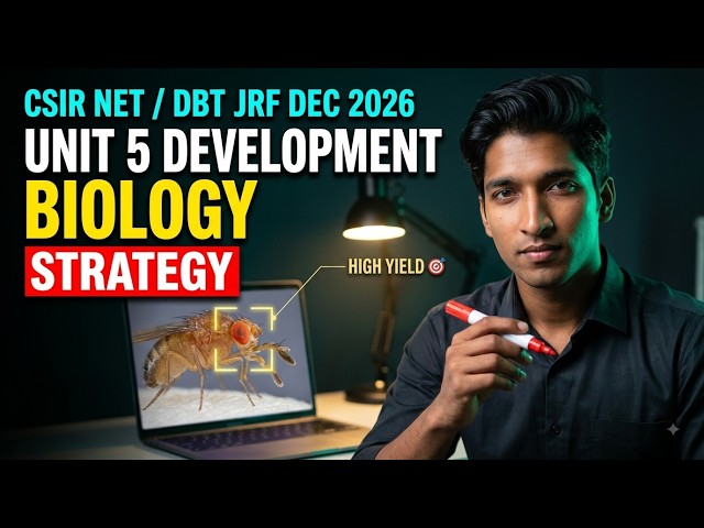 Unit 5 Strategy for CSIR NET DEC 2026