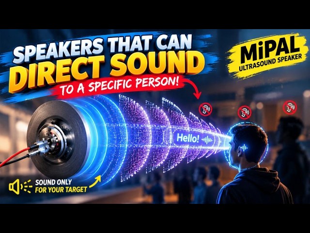 Targeted Audio Tech! This Speaker Sends Sound to ONLY ONE Person