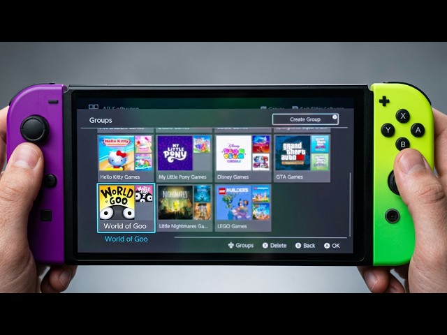 World of Goo on Nintendo Switch - Gameplay, Walkthrough - Game Review
