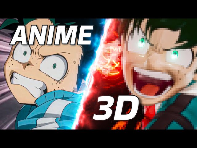 I Made My Hero Academia Anime in 3D