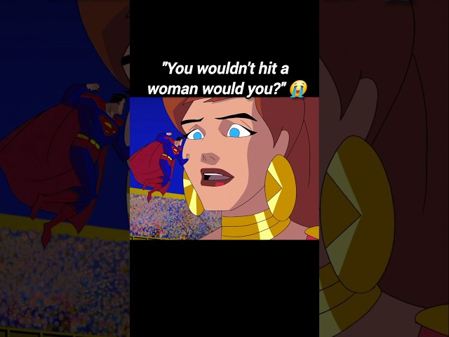 Superman was about to knock her out 😭