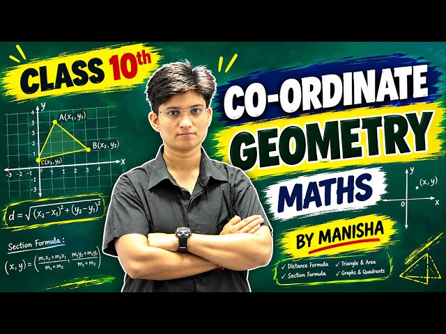 Class 10 Maths Coordinate Geometry 6B  📐 | | CBSE & UP Board 2027 | By Manisha | Important